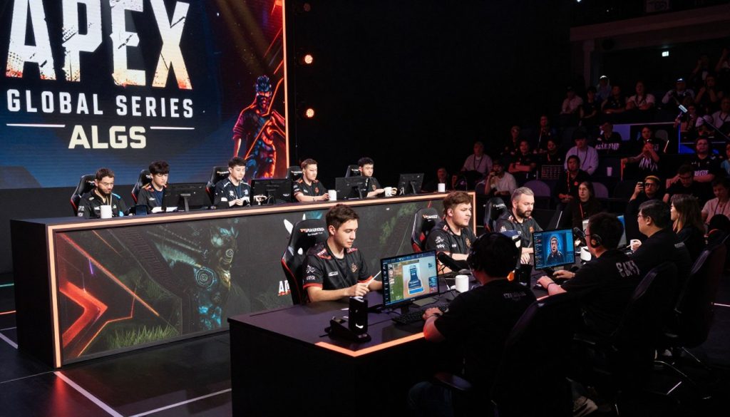 Apex Legends Global Series esports tournament showing competitive play