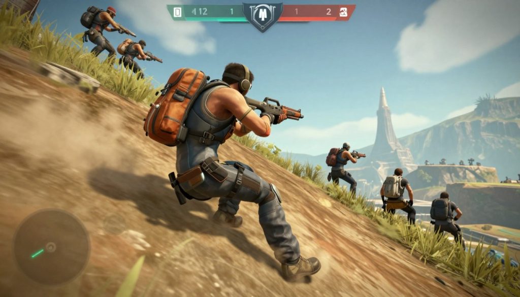 Apex Legends gameplay showing sliding and movement mechanics