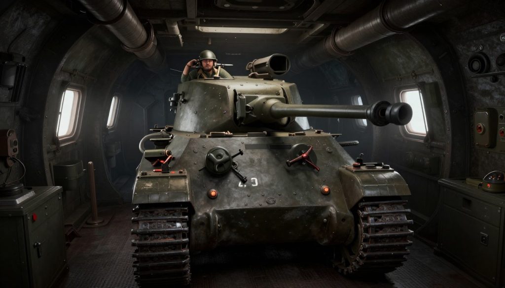 Battlefield 1 tank mission from the single-player campaign showing a Mark V tank