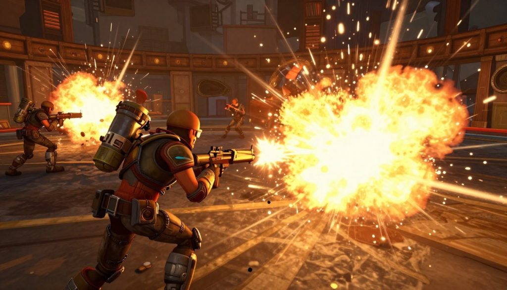 Borderlands 2 game review showing Mr. Torgue's explosive arena combat