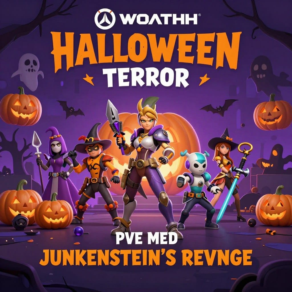 Halloween Terror event from Overwatch game showing seasonal content