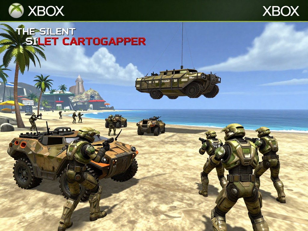 Halo Combat Evolved Silent Cartographer beach landing