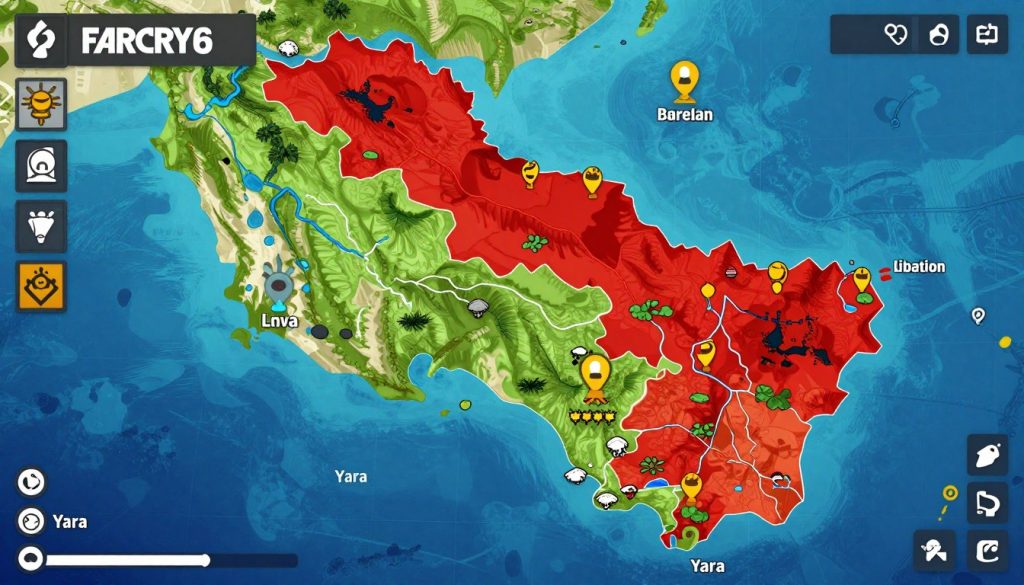 Open world activities and checkpoints in Far Cry 6 game review