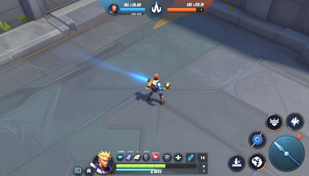 Overwatch game user interface showing clean HUD design during gameplay