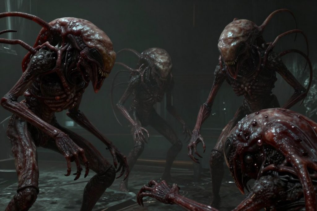 The Flood parasites in Halo Combat Evolved