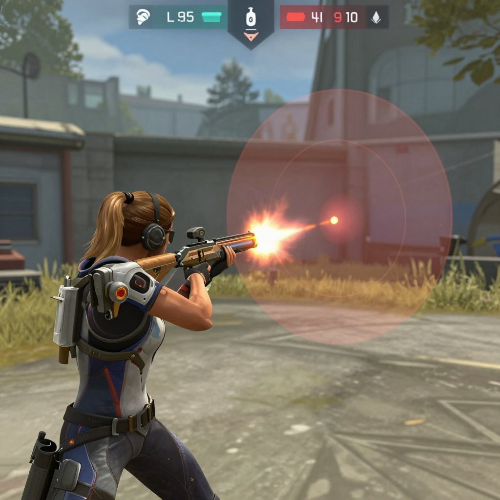 VALORANT Initiator agent Sova using his recon arrow ability