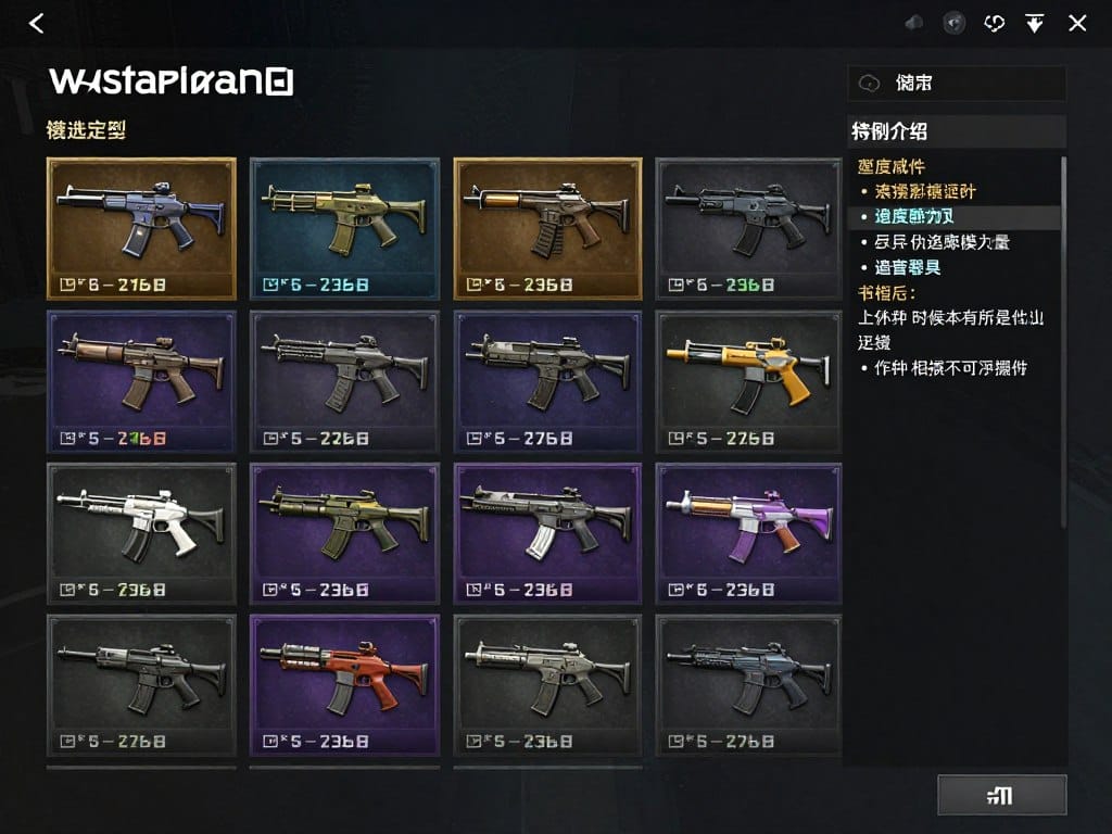 Warframe mod customization screen showing various mods being applied to a weapon for a Warframe game review