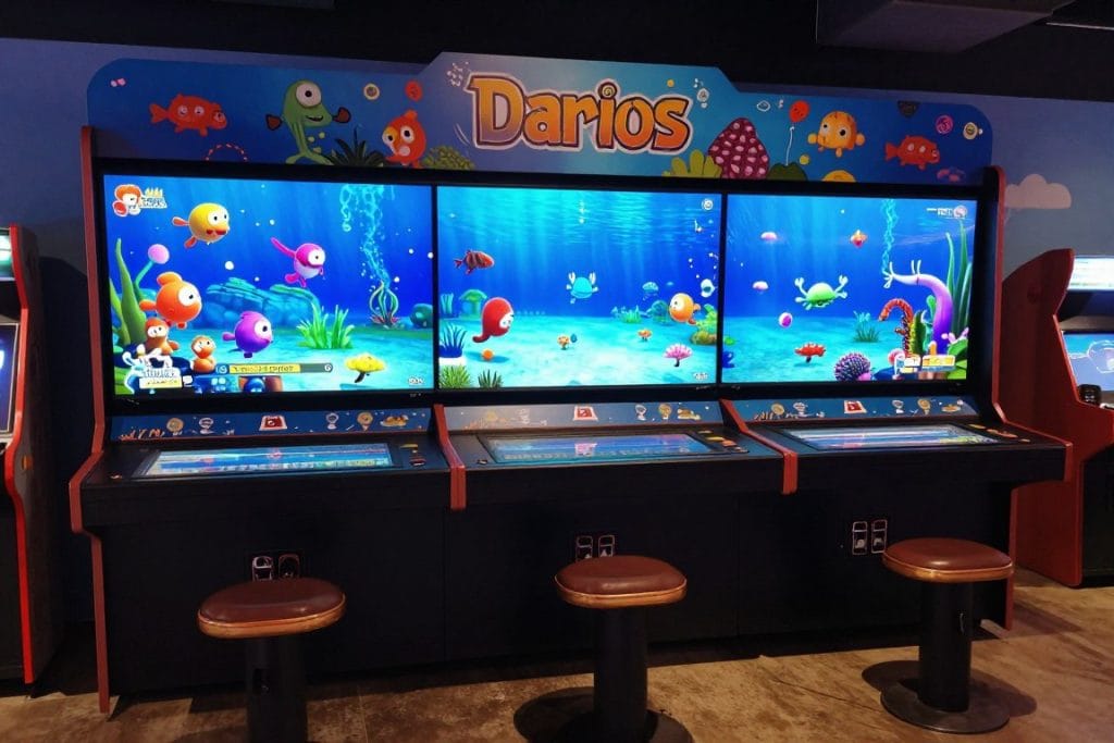 darius arcade multi-screen setup