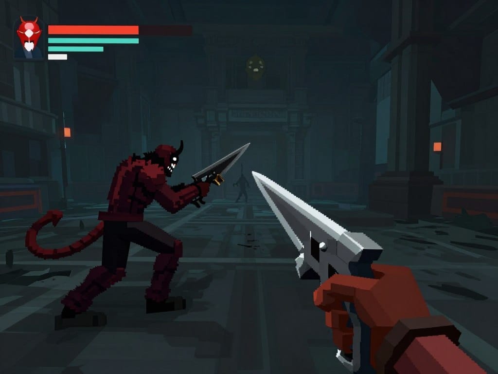 devil daggers retro shooter