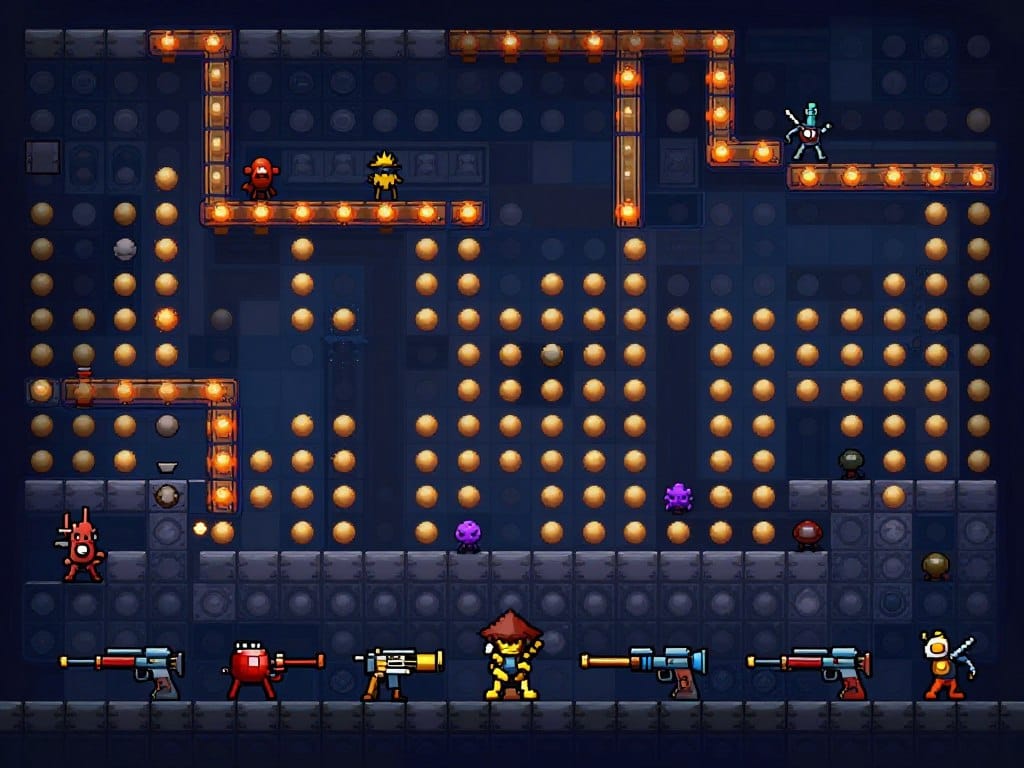 enter the gungeon gameplay