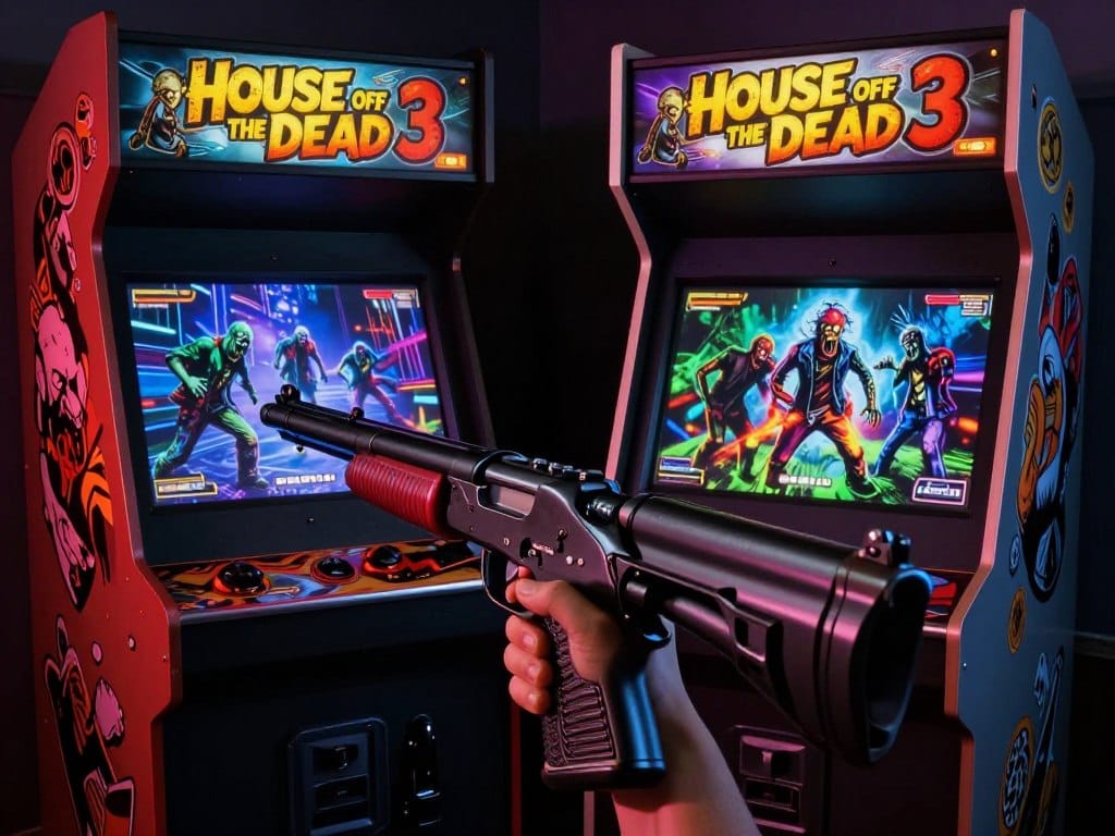 house of the dead 3 shotgun controller arcade