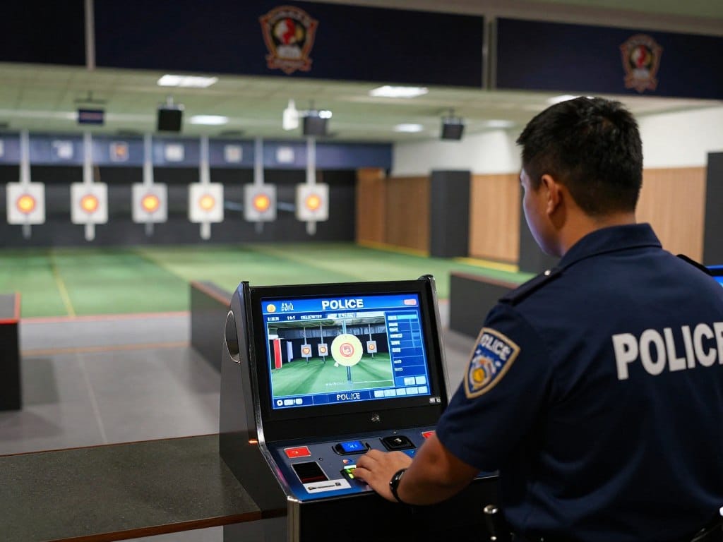 police trainer arcade shooting range