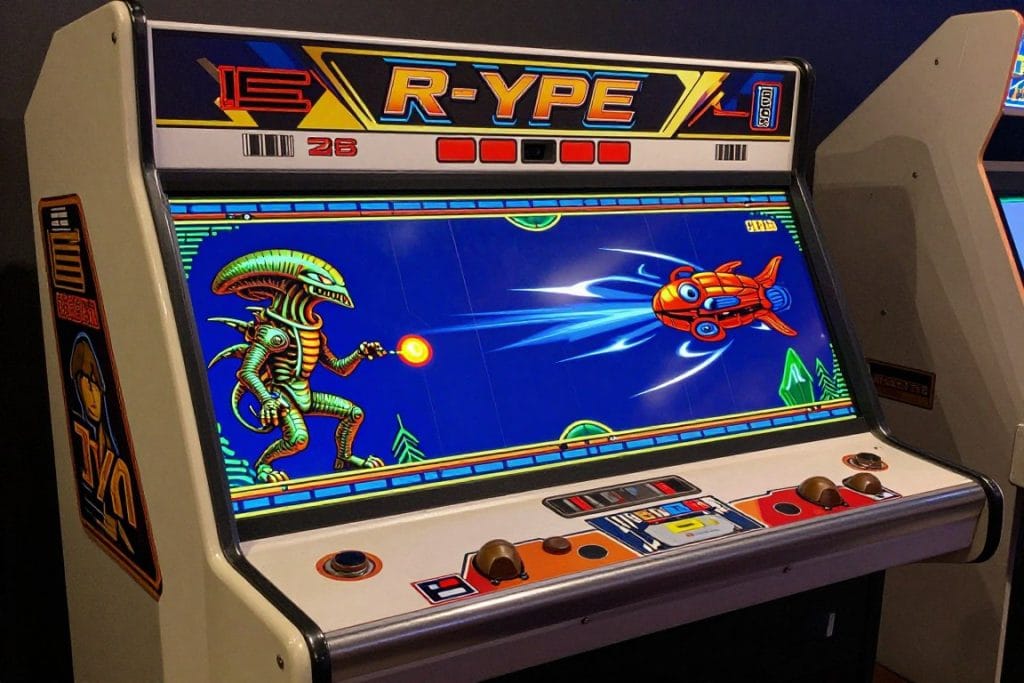 r-type arcade horizontal shooter