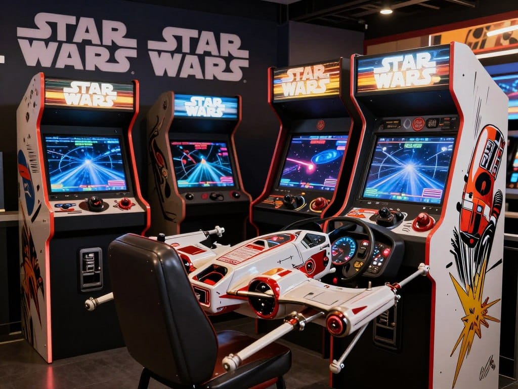 star wars arcade trilogy cabinet